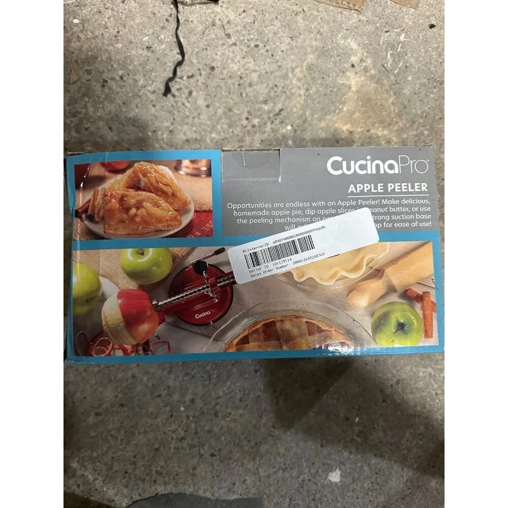CucinaPro Apple Peeler Slicer and Corer -‎ RED